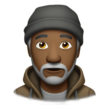 homeless man sticker