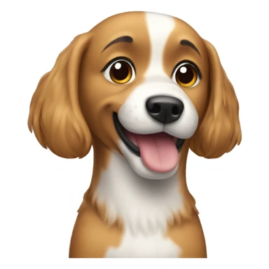 Dog with tu tu on sticker