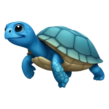 Blue turtle  sticker