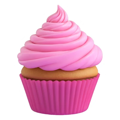 cupcake with pink icing sticker