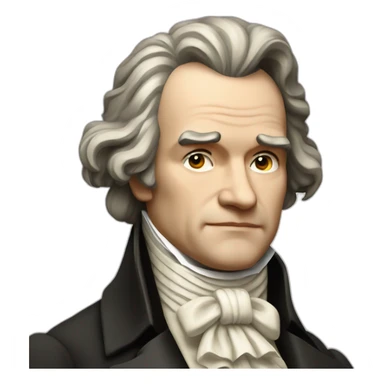 Twenty emojis of Beethoven's character sticker