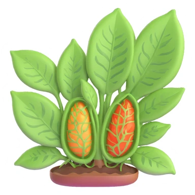 highly scientific detailed labeled 3D illustration focusing on stomata function in photosynthesis showing gas exchange guard cells and molecular movement transparent background sticker