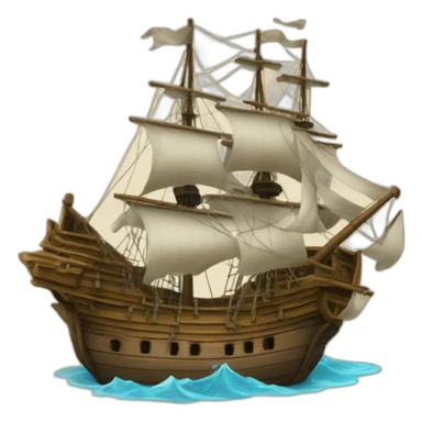 galleon sticker