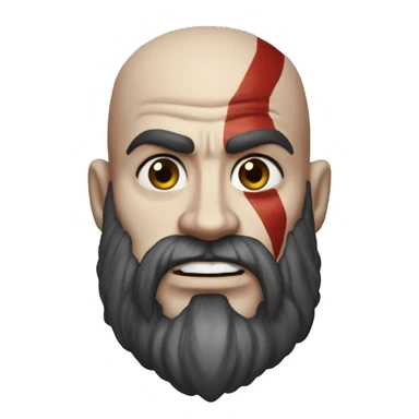 Kratos god of war sticker