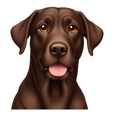 chocolate lab sticker