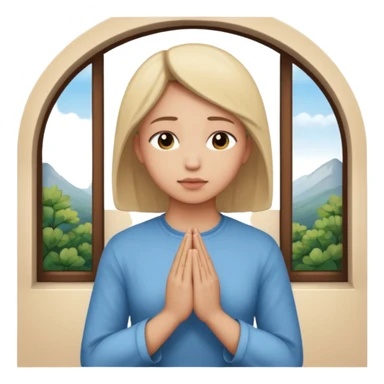 pray to the lord in the peace of our home sticker