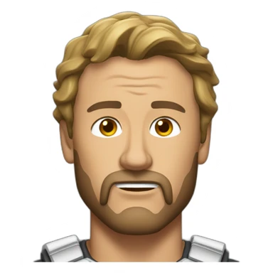 chuck noris in warrior mode sticker