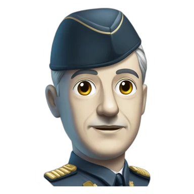 Charles de gaulle sticker