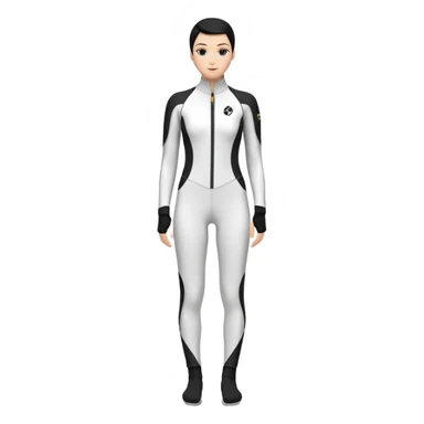 ski bodysuit sticker