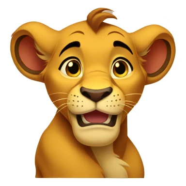 simba disney sticker