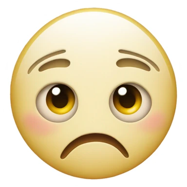 sad face with tongue sticking out sticker