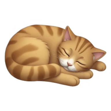 sweet-cat-sleeping sticker