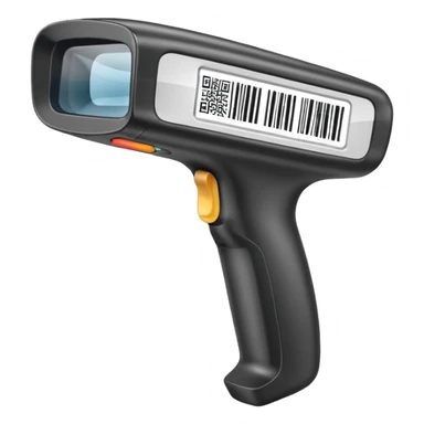 emoji of Barcode Scanner with ‘No Product Found’ Screen sticker