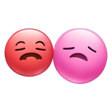 Two pieces of Bubblegum in love sticker