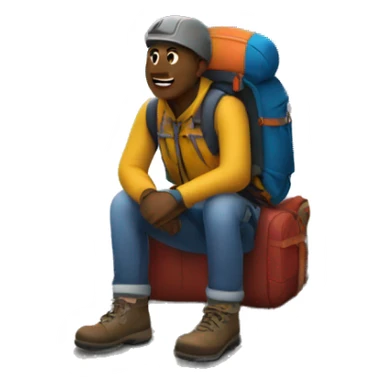 trip to the mountains sticker