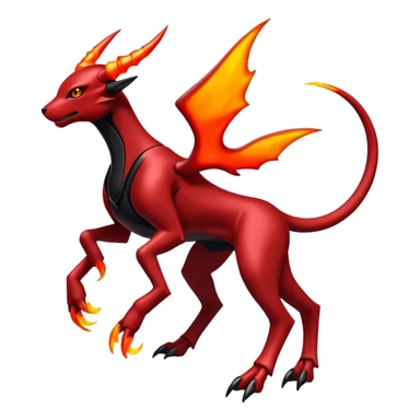 Houndoom-Genesect-Pokémon-Fakémon-hybrid-creature sticker