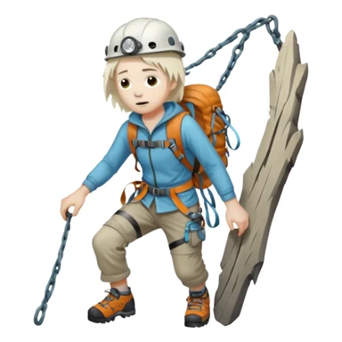 haunted climber sticker