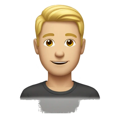 Gay white man sticker