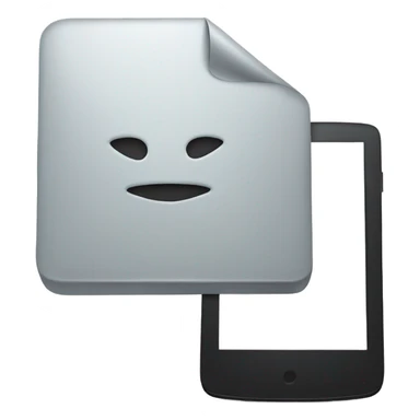 phone and pad sticker