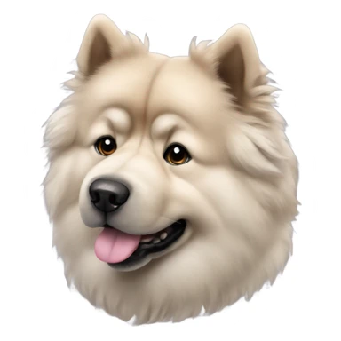 Merle chow chow sticker