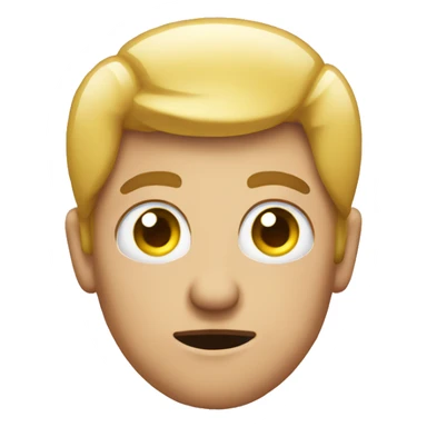 A emoji rolling eyes back into head  sticker