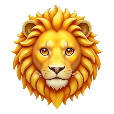 Pokemon legendary laranja and yellow crystal lion sticker
