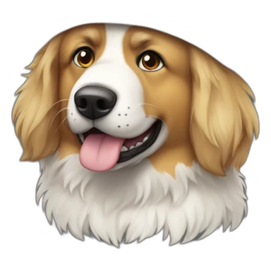 Pyrenees mountain dog White pirate costum sticker