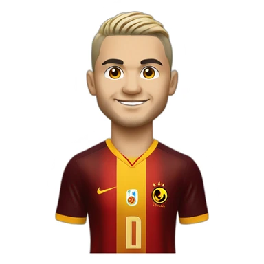 Mauro Icardi in a Galatasaray Jersey, yellow haired sticker