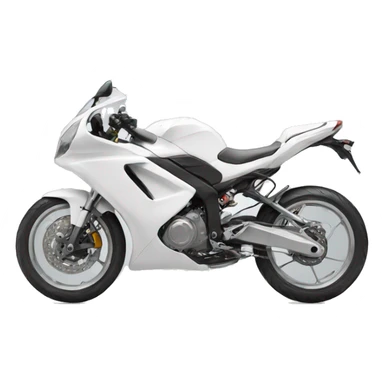 White bike sticker