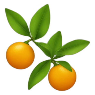 kumquat fruit sticker