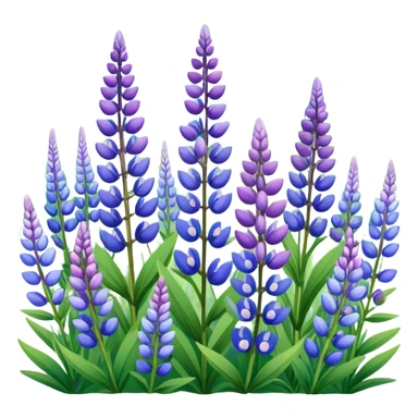 lupines sticker