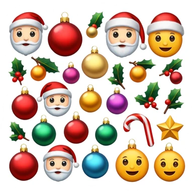 Świąteczne naklejki iphone sticker