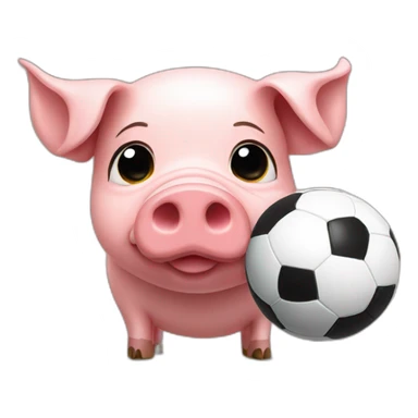 Pig with seville football t-shirt sticker