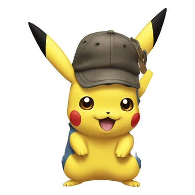 Pikachu pokemon sticker