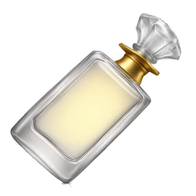 Perfume clear bottle sticker