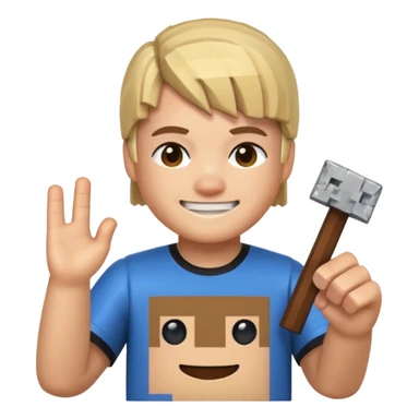 Roblox emoji noob Minecraft  sticker