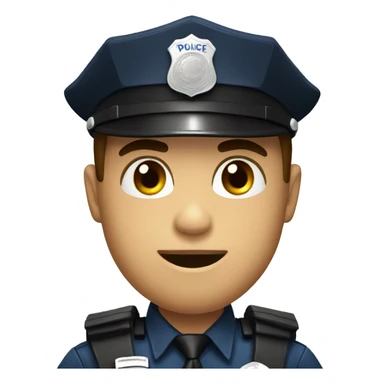 police man do  stop   sticker