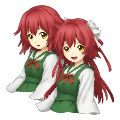 Yuuka Kazami touhou project sticker