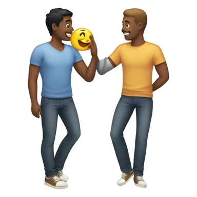 Gay man and his friend sticker