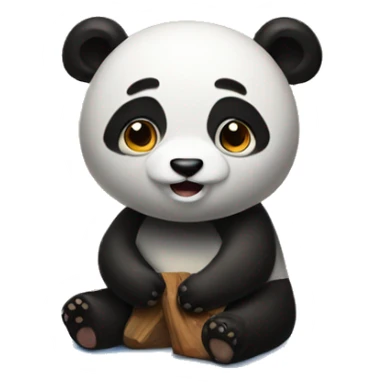 hearth panda sticker
