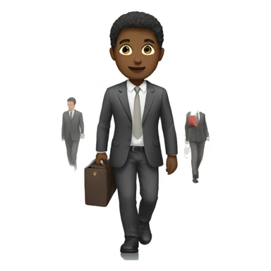 Daily life - Commuting to work. Use white skin tone sticker