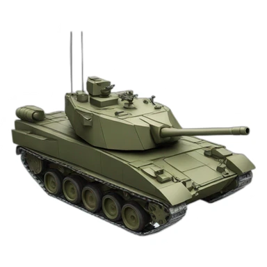 Military tank sticker