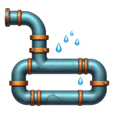 Pipes leaking  sticker