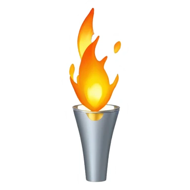Olympic flame Paris 2024 sticker