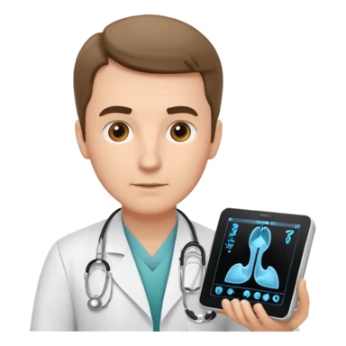 doctor learning to optimize an ultrasound study sticker