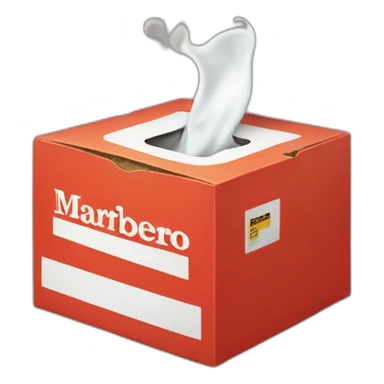 marlboro box sticker