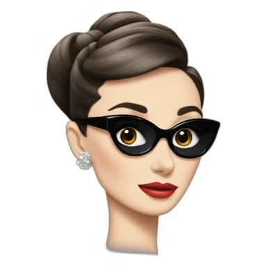 audrey hepburn sticker
