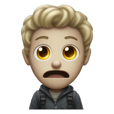 Ghosthunter scared of a ghost sticker