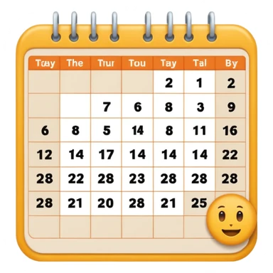 calender 02.28 sticker