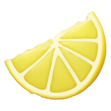 A lemon slice with jagged edges to symbolize sharpness or bitterness. sticker